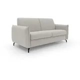 divani.store Schlafsofa, Creme, Textil, 195x95x96 cm, Wohnzimmer, Sofas & Couches, Schlafsofas