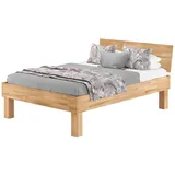 Erst-Holz Hohes Seniorenbett 140 x 220 Buche Massiv Doppelbett in Überlänge Modell 81 Rollrost inkl.