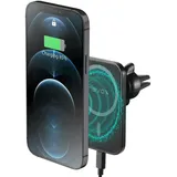 Nevox Wireless Fast Car Charger 15W kompatibel mit MagSafe schwarz (2025)