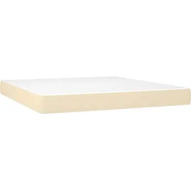 vidaXL Boxspringbett 180 x 200 cm Creme