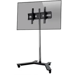 Edbak TR51 mobiler Monitorständer höhenverstellbar neigbar, 37-65 Zoll