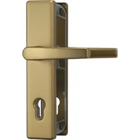 ABUS Tür-Schutzbeschlag HLS214 F4 Drücker/Drücker bronzefarbig eloxiert