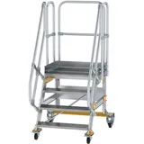 Günzburger Plattformtreppe 60° Stufenbreite 80 cm Aluminium
