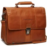 The Chesterfield Brand Stuttgart Aktentasche Leder 38 cm Laptopfach braun