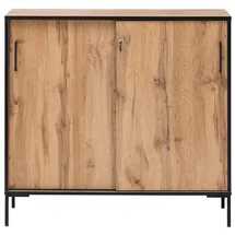 Proregal Panda Büroschrank 100 x 41 x 96 cm Eiche