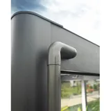 sunelements Regenfallrohr Entwässerung Set 2 Abläufe für SunGarden