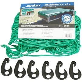 Petex 43198913 Anhängernetz (L x B) 4.5m x 2.5m Mit Gummispannband