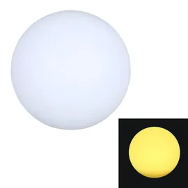Buri Kugelleuchte Solar-LED 30 cm 2er Set weiß