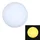 Buri Kugelleuchte Solar-LED 30 cm 2er Set weiß
