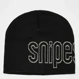 SNIPES Outline Seasonal Logo Skully Beanie Unisex Mützen schwarz Größe ONE SIZE Accessoires