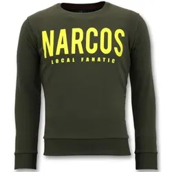 Local Fanatic  Sweatshirt Narcos  in Grün, EU S
