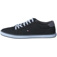 Tommy Hilfiger »H2285ARLOW 1D mit seitlichem Logoflag, Freizeitschuh, Halbschuh, Schnürschuh TOMMY HILFIGER schwarz-grau