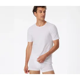 SCHIESSER Herren T-Shirt 2er Pack - Serie 95/5 Rundhals, S-XXL Weiß