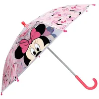 Disney Minnie Mouse Stockschirm rosa & transparent | Minnie