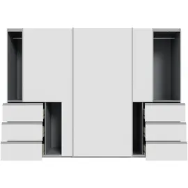Forte Schwebetürenschrank 3-türig, WINN2 - B/H/T ca. 270,00x200,50x61,00