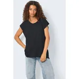 Noisy May NMMathilde Loose Long Top Frauen T-Shirt schwarz S