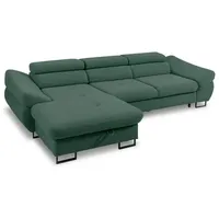 Ecksofa Fabio Stoff Blau Türkis