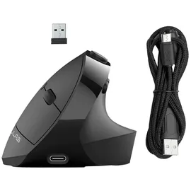 JLab JBuds Ergonomic Wireless Mouse Schwarz
