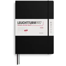 Leuchtturm1917 372572 Wochenplaner Composition (B5) 2026, 12 Monate, Schwarz, Deutsch