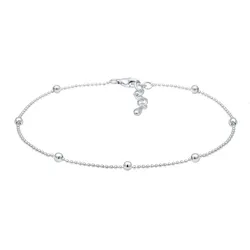 Elli Basic Kugel Geo Minimal Trend 925 Sterling Silber Fußketten   Damen 