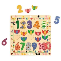 Djeco Holzpuzzle: Zahlen 1 - 10