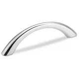 SO-TECH® Möbelgriff Bügelgriff HE06 BA 64 mm, Griff Schrankgriff Schubladengriff - incl. Schrauben silberfarben