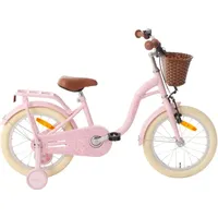 AMIGO Kinderfahrräder Mädchen Fairy 16 Zoll Mädchen Rücktrittbremse Rosa