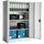 Tectake Aktenschrank 140 x 90 x 40 cm grau