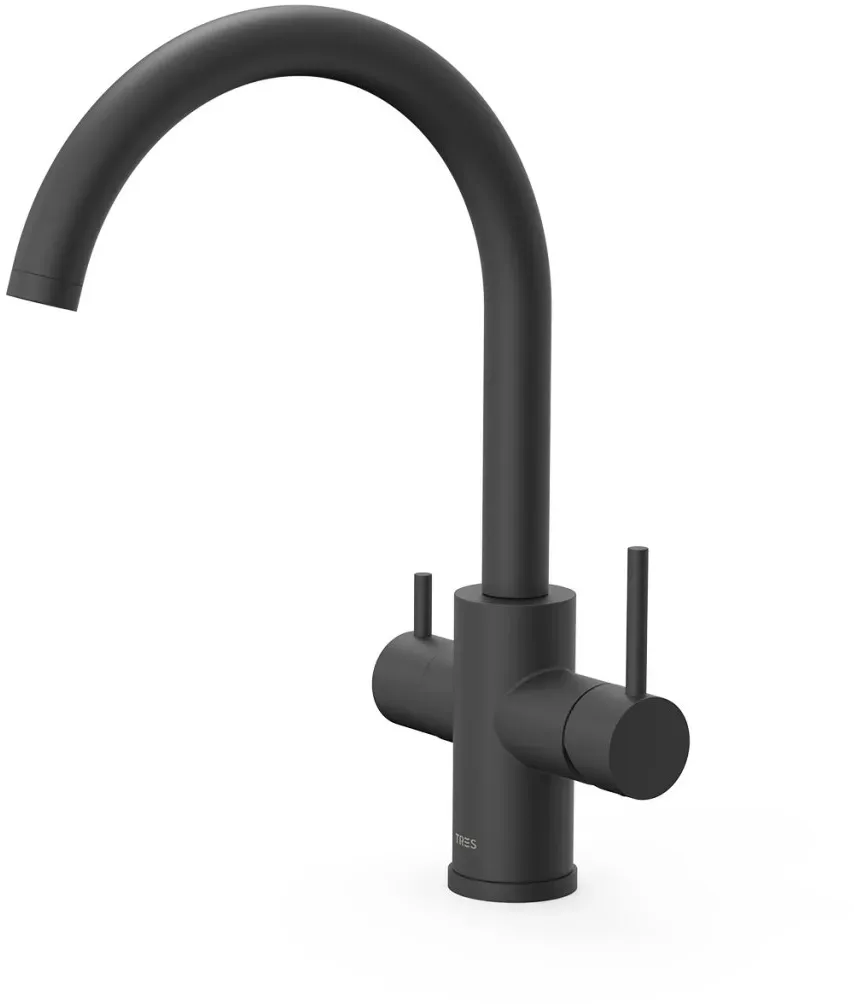 Tres Einhebel Küchenarmatur mit 2 Strahlarten für Leitungs und Filterwasser , 23045302NM 23045302NM