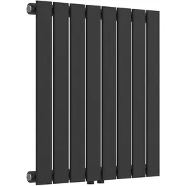 neu.haus Nore Flachheizkörper 600 x 600 mm 459 W schwarz Mittelventil