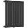 neu.haus Nore Flachheizkörper 600 x 600 mm 459 W schwarz Mittelventil