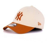 New Era New York Yankees MLB World Series 2000 Sidepatch Beige Brown 9Forty Adjustable Cap - One-Size