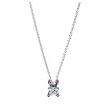 Pandora Disney Stitch Collier-Halskette Blau / Silber