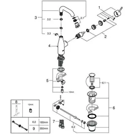 Grohe Essence M-Size Einhandmischer chrom 23462001