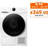 Midea MD20EH80WB-A3 Wärmepumpentrockner 8kg A+++. 96 kW·h/100 cycles. 14 Programm