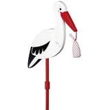 GoKi Storch mit Babytuch 77cm, Rot, 1 Stück (1er Pack), 63936