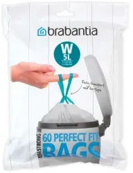 Brabantia (W) Müllbeutel, 5 Liter 11 68 27 , 1 Spenderpackung = 60 Müllbeutel