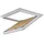 Upmann Revisionsklappe Alu-Star Aluminium 300 x 300 mm