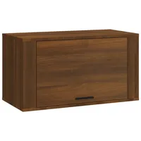VidaXL Wand-Schuhschrank Braun Eichen-Optik 70x35x38 cm Massivholz