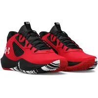 Under Armour Lockdown 6 Basketballschuhe Kinder 600 - red/black/white 37.5