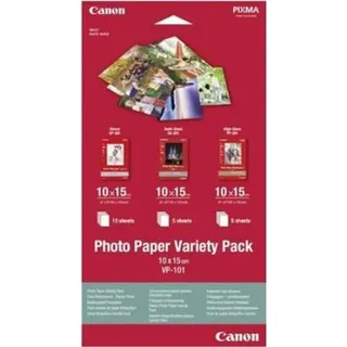 Canon Fotopapier VP-101 10,0 x 15,0 cm hochglänzend, satiniert, glänzend 200, 260, 275 g/qm 20 Blatt