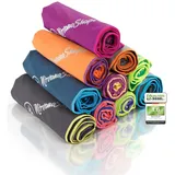NirvanaShape Mikrofaser Handtuch - Reisehandtuch, Badetuch für Urlauber - kompakte, schnelltrocknende Microfaser Handtücher als Strandtuch, Sporthandtuch - für Reisen, Camping, Sport - 100 x 50 cm