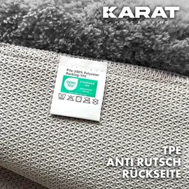 Karat Atlantis Silbergrau 70 x 120 cm