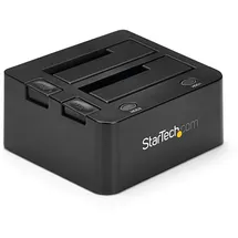 Startech StarTech.com 2-fach USB 3.0 Festplatten Dockingstation mit UASP für 2,5/3,5 Zoll SSD / HDD, Serial-ATA USB Dual Bay Dockingstation