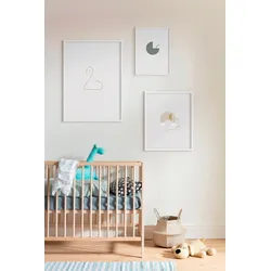 Bild KOMAR "Baby Happy", bunt (farbe bild(er): bunt), B:50cm H:70cm, Papier, Holz, Bilder, Wandbild zur Dekoration - ohne Rahmen