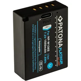 PATONA Platinum Akku Fuji NP-W126S mit USB-C Input