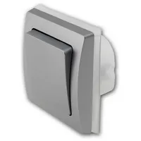 ChiliTec Wechselschalter IP44 250V/10A Silber