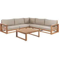 Beliani Timor Loungeset taupe