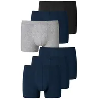 SCHIESSER Retro Boxer 95/5 Organic Cotton bunt L 6er Pack