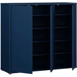 Forte Alice Springs Schuhschrank 109,2 x 99,1 x 34,9 blau
